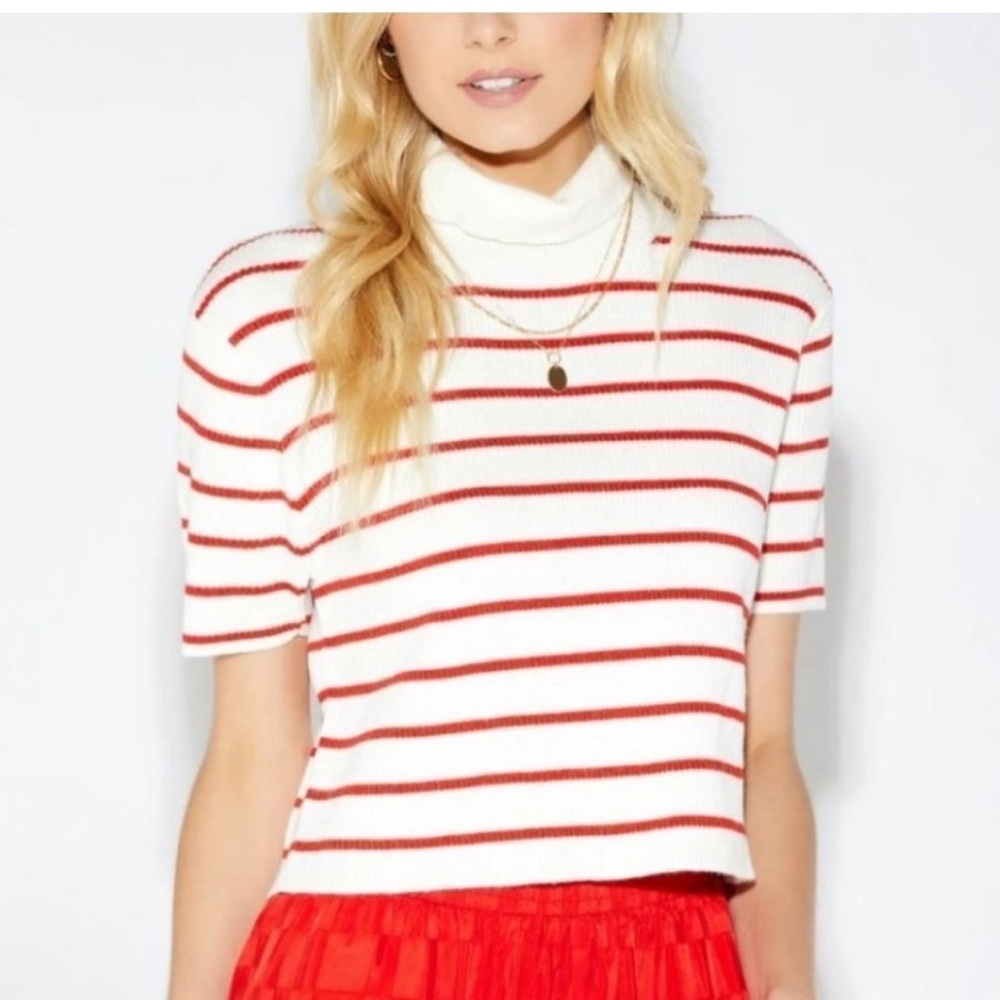 Callahan Red and White Striped Sweater